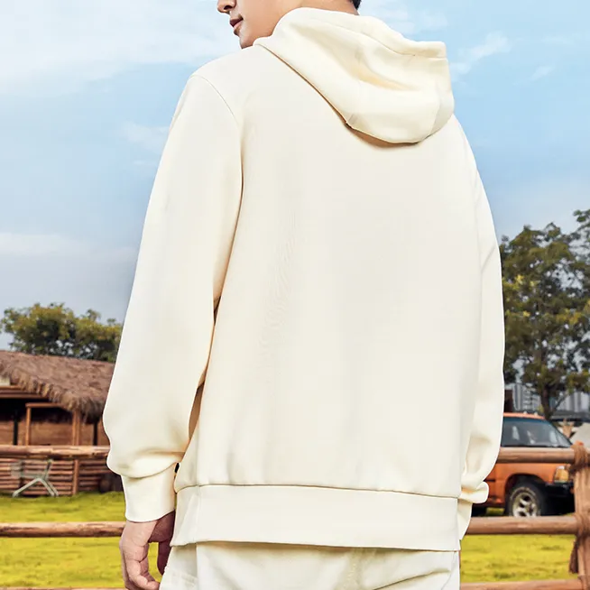 Erke Vertical Technology Sweatshirt Unisex Cheese White-5