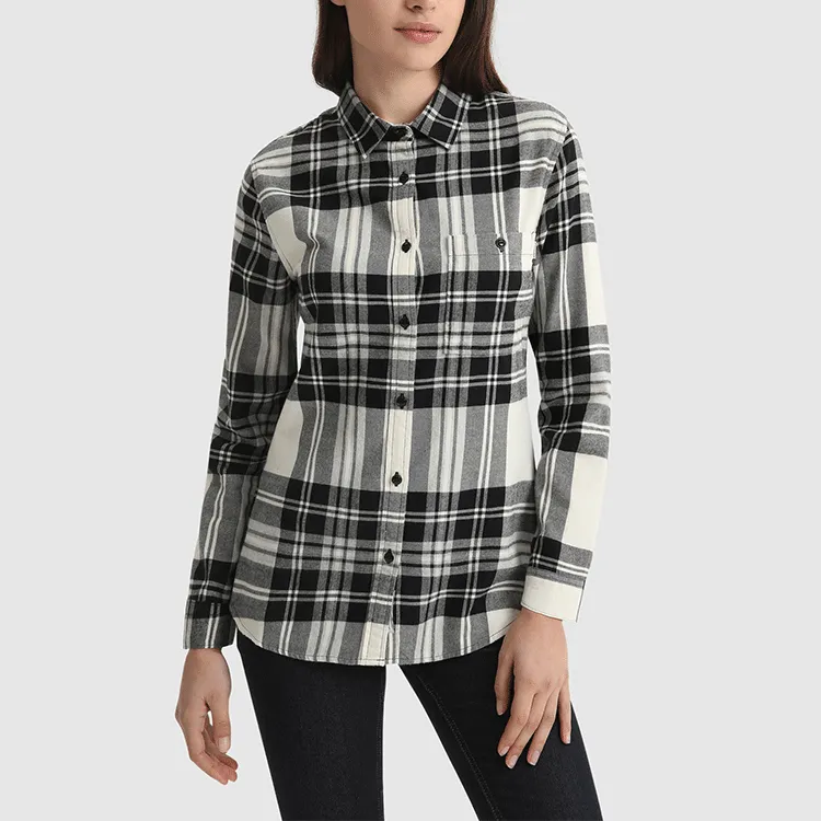 WOOLRICH Shirts Women's Black/White-1