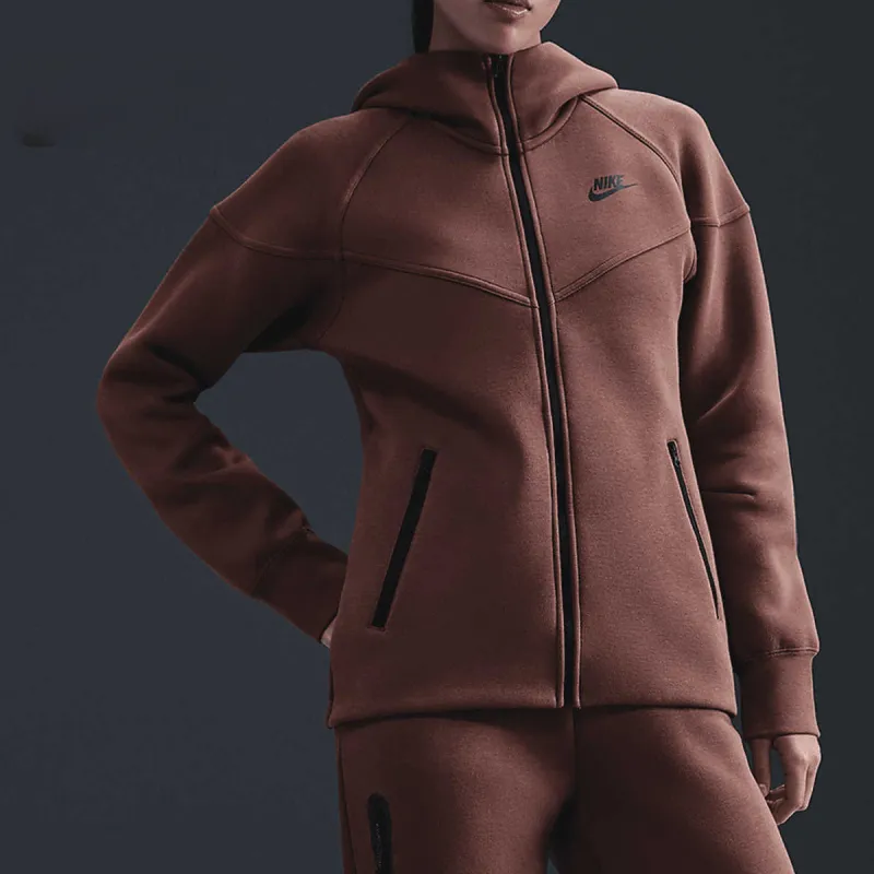 Nike Jackets Women's Red Brown-3