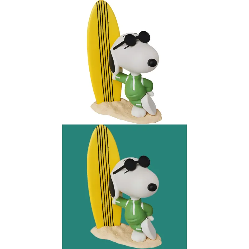 Medicom Toy Snoopy UDF Skateboard Scale Figures-2