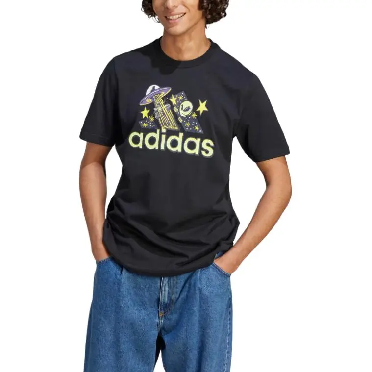 Adidas Sportswear T Shirt Men's Black-1