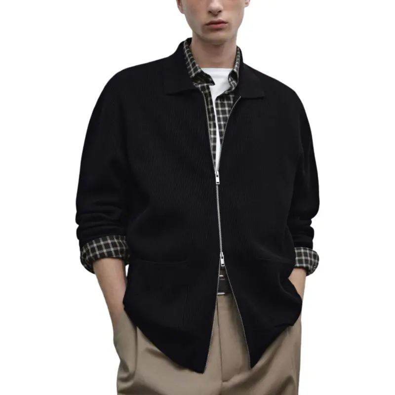 Massimo Dutti Knitwear Men's Sea Blue-4