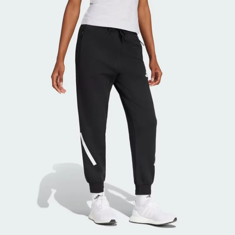 Adidas Women's Z.N.E. Tracksuit Bottoms Black/White-1