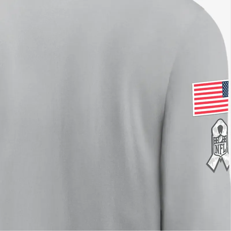 Nike Tennessee Titans Salute To Service Mascot Edge Legend Men's Nike Nfl Long Sleeve T Shirt-3
