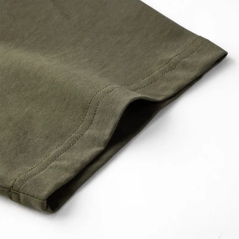 Adidas SS24 T Shirt Men's Olive Green-2
