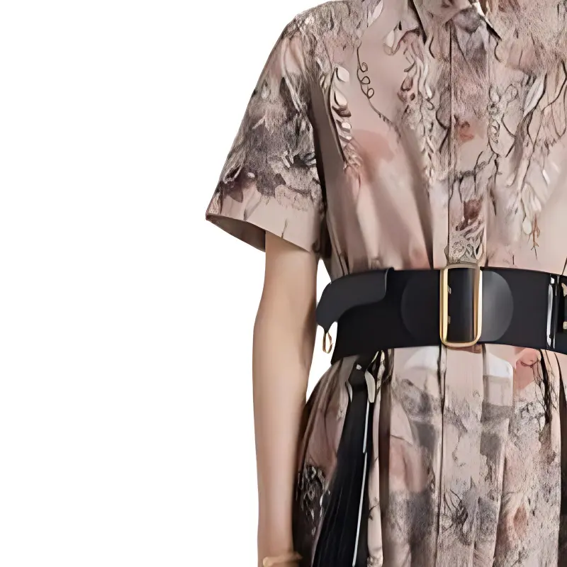 DIOR Short-Sleeved Dresses Women's Rose Pink-3