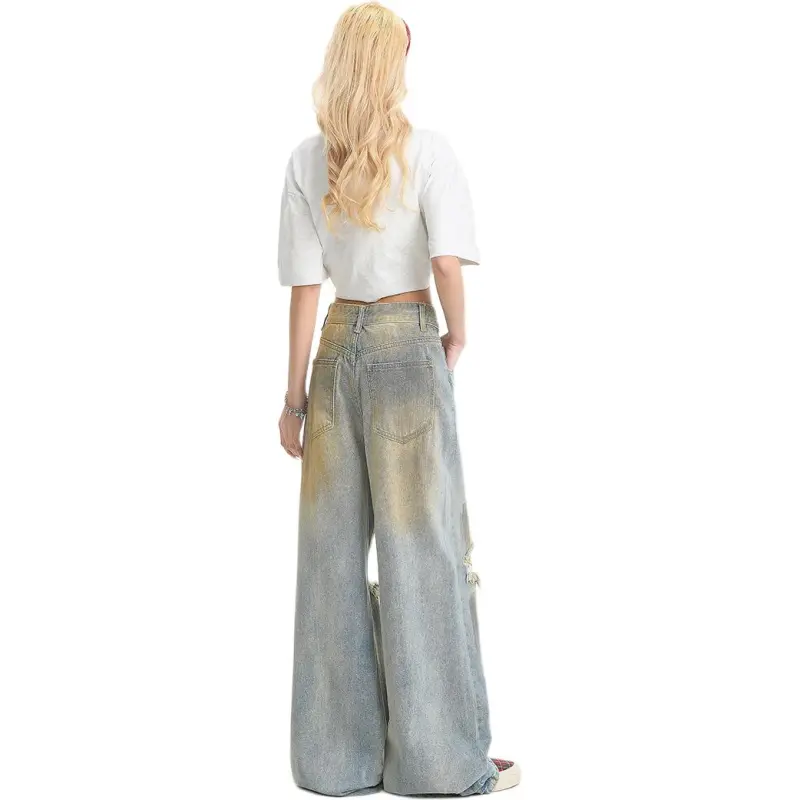 Concubine Zhu Jeans Women's Blue-1