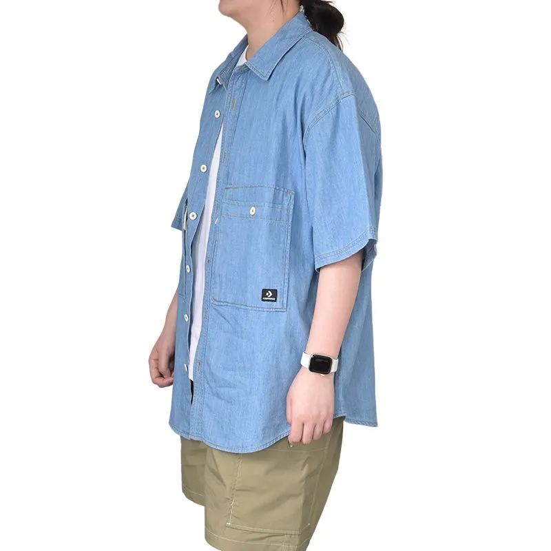Converse Summer Play Series SS24 Shirt Men's Blue-3