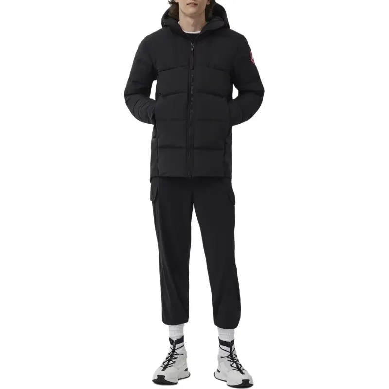 Canada Goose Hybridge Logo Patch Padded Coat-2