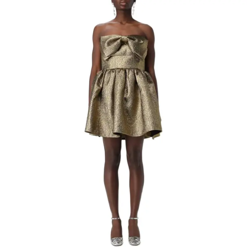 Self portrait Metallic Mini Dress-2