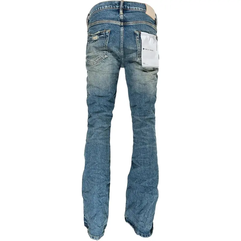 Purple Brand Patch Repair Flare Jeans-1