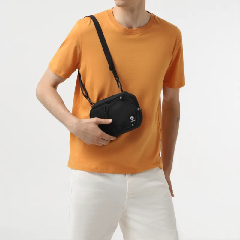 Timberland Recycled Polyester Shoulder Bag Crossbody Bag Regular Men's Black-3