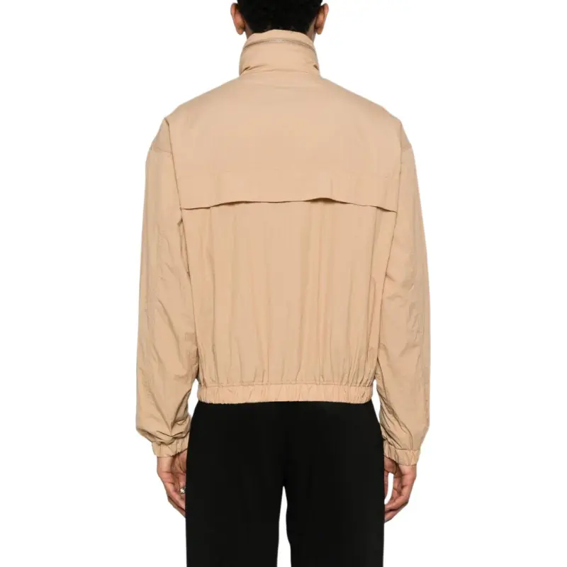AMIPARIS Paris Logo Printed Zipped Bomber Jacket-4