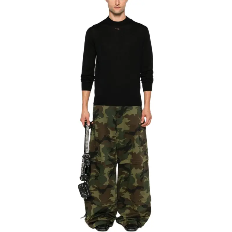 DIESEL K Garth Oval D Logo Knitted Jumper-2