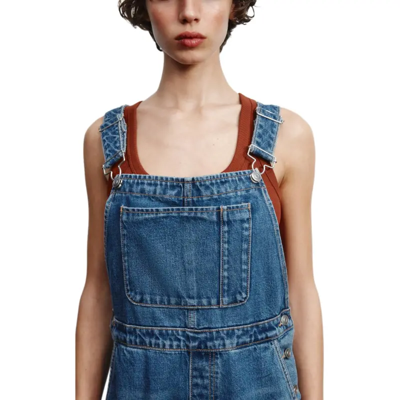 ZARA Trf Overalls Women's Blue-2