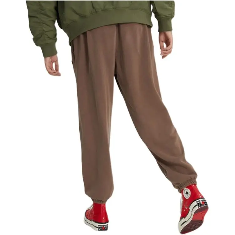 Converse Knitted Sweatpants Unisex Brown-3
