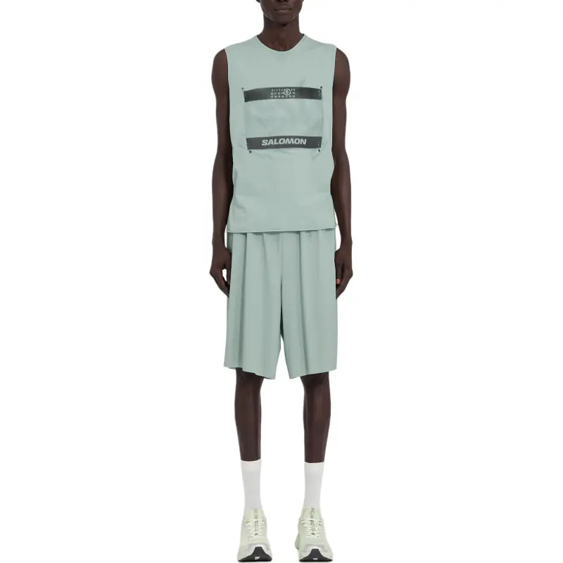 MM6 Maison Margiela X Salomon Logo print Tank Top-2