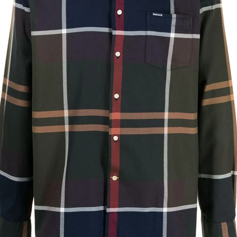 BARBOUR Renford Oversized Long-Sleeved Tartan Shirt-4