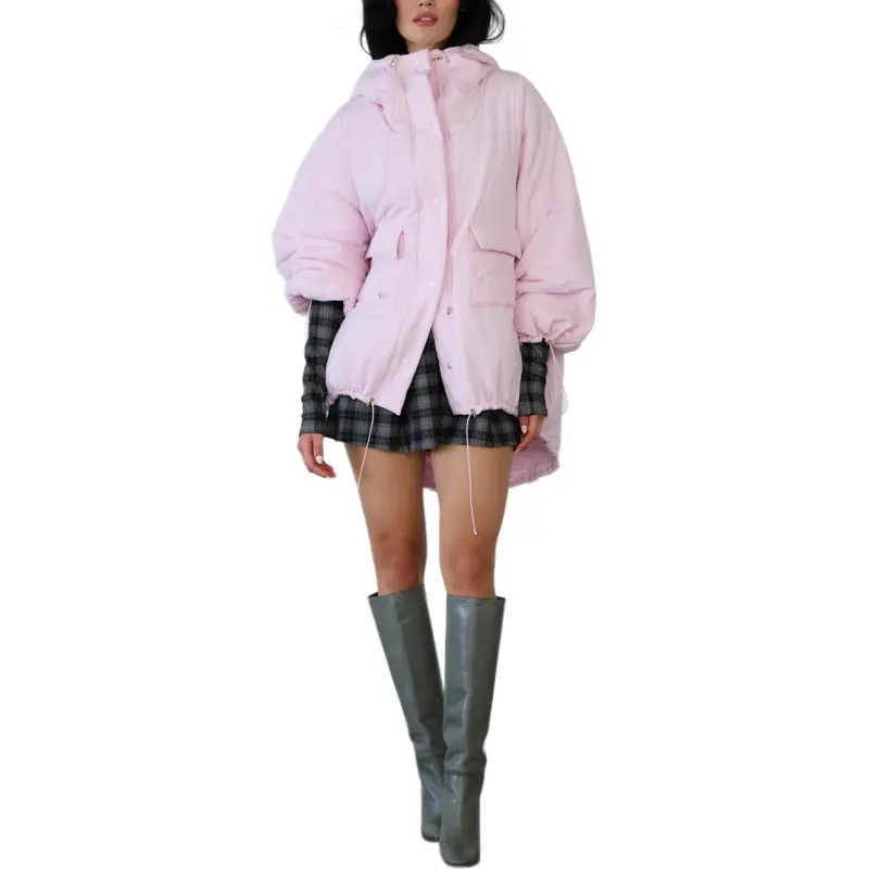 Selkie Collection FW24 Puffer Jacket Women's Crystal Pink-3
