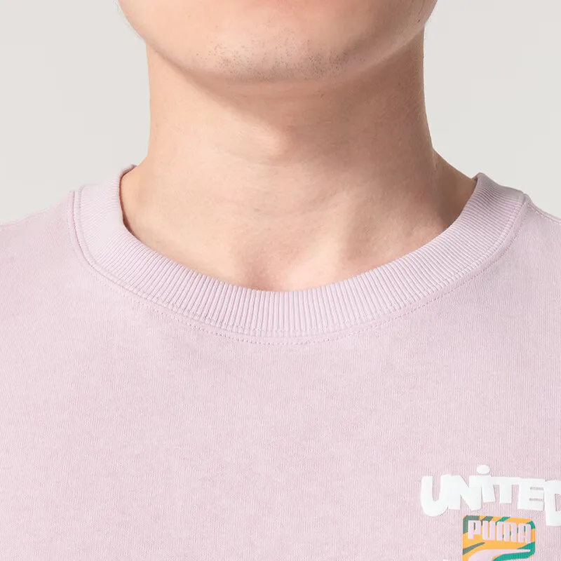 PUMA T Shirts Men Pink-4