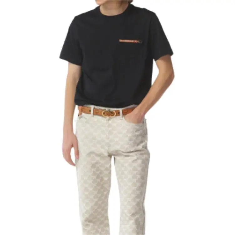 MCM Zipped Pocket Crewneck T Shirt-3