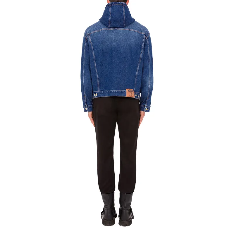 MOSCHINO Denim Jacket Unisex Blue-2
