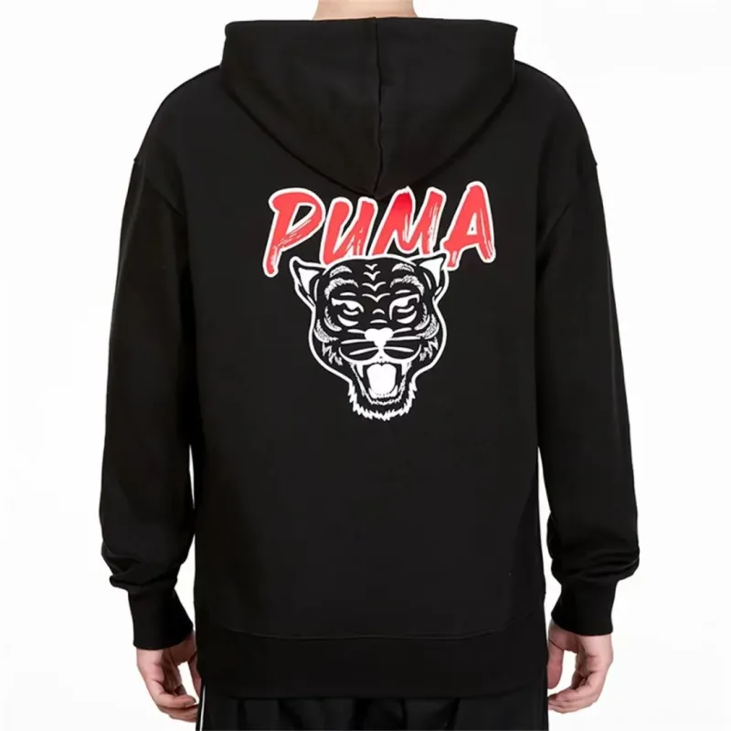 PUMA Sweatshirt Men's Black Shopping Bag Included-4