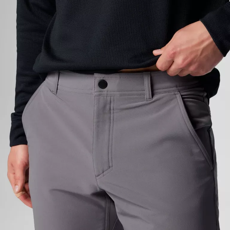 Columbia Black Mesa Warm Casual Pants Men's Gray-3