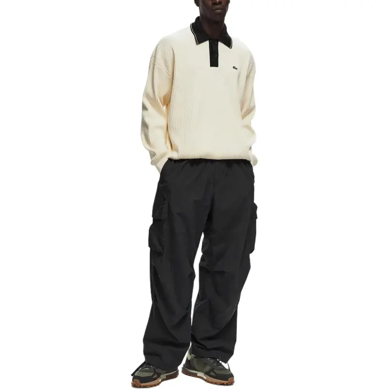 LACOSTE Cargo Pants Men's Black-2