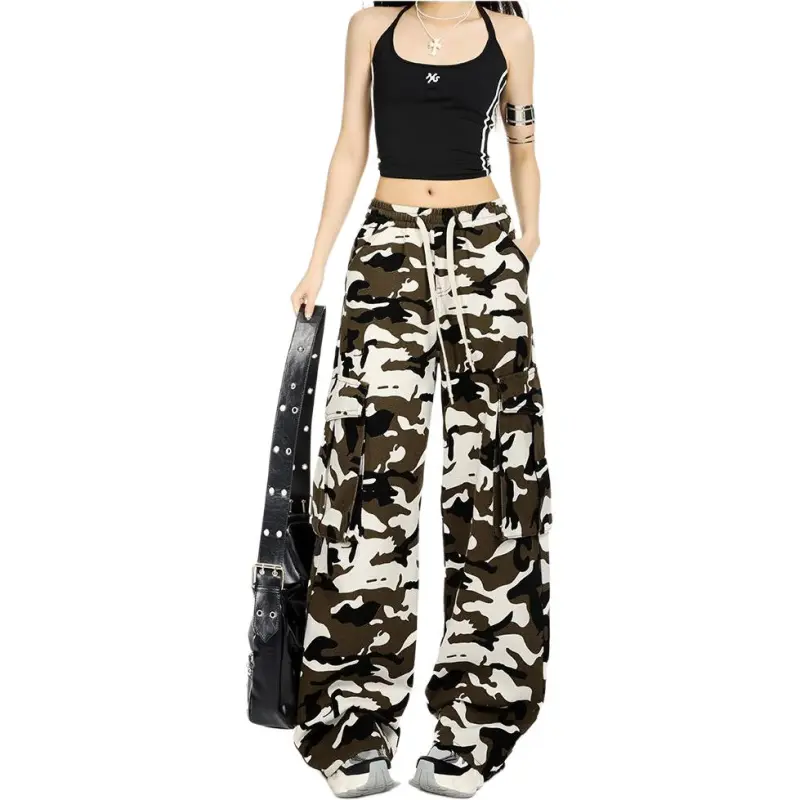 Concubine Zhu Jeans Women's Camouflage-2