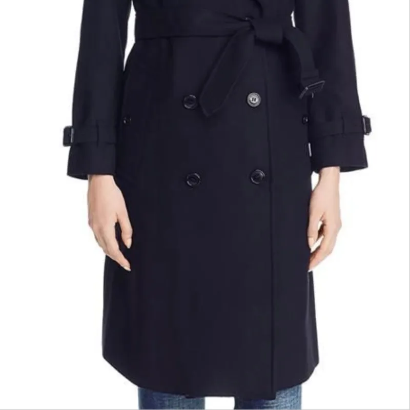 Burberry SS24 Coats Women's Dark Blue-5