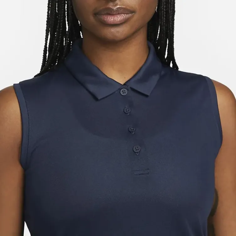 Nike Polo Shirts Women's Navy Blue-4