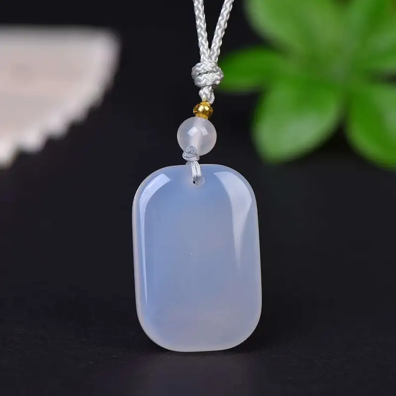 Grace Chalcedony Necklaces Unisex-2