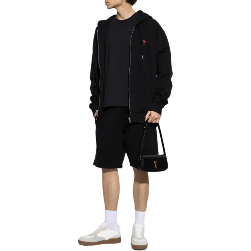 AMIPARIS Ami De Coeur embroidered Shorts-2