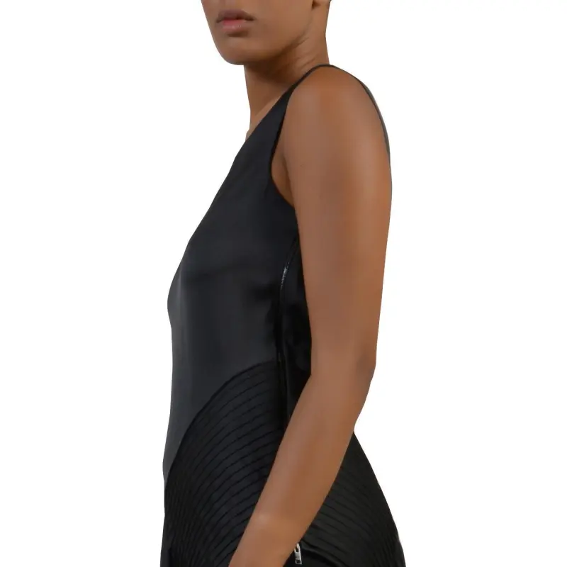 CELINE Sleeveless Dresses Women's Black-4