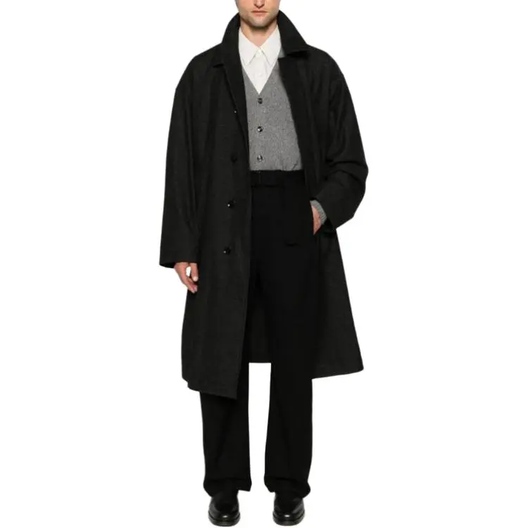 LEMAIRE Mélange-effect Coat-1