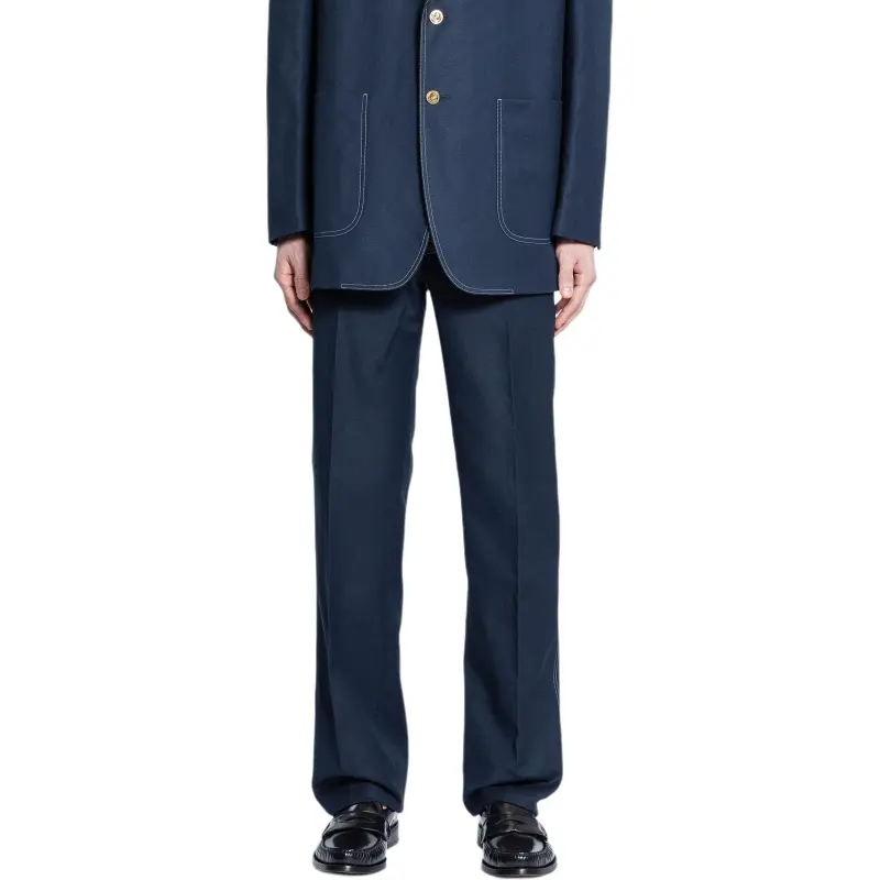 THOM BROWNE Low rise Straight leg Trousers-4