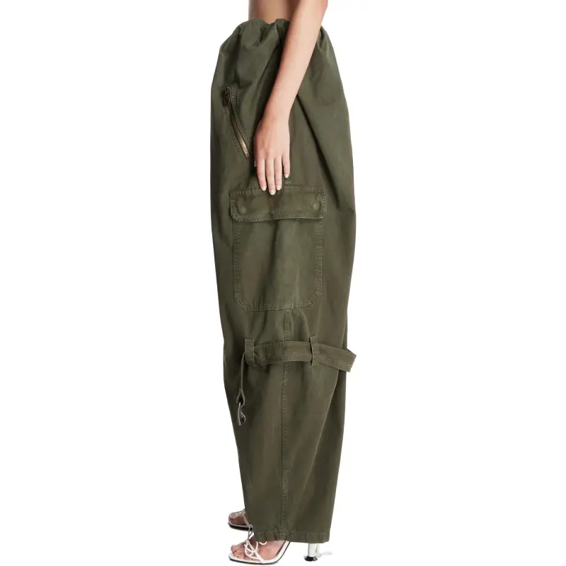 LOEWE Balloon Cargo Trousers 'Deep Olive'-3