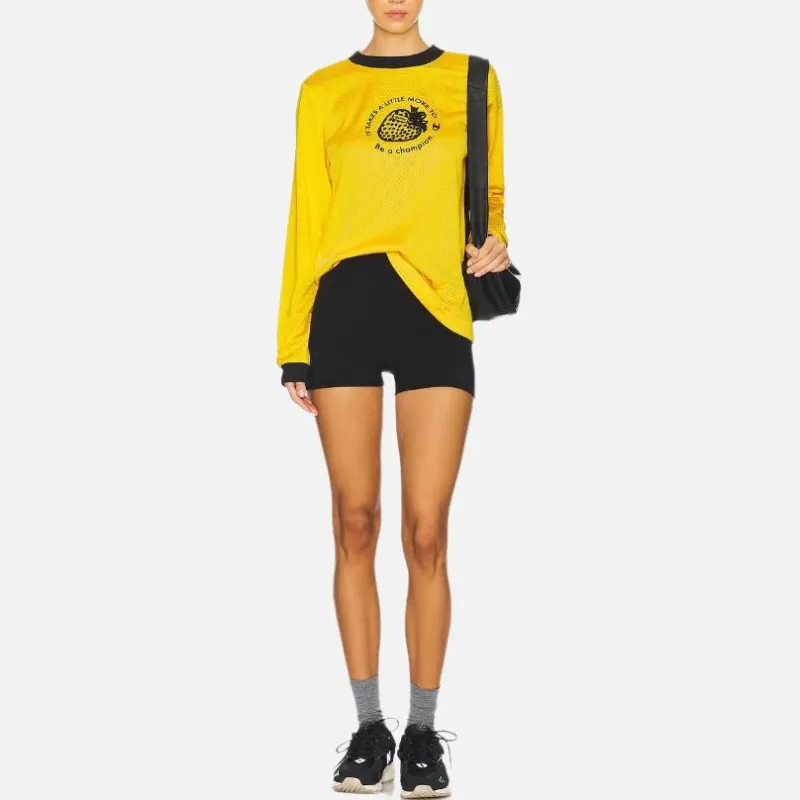 Champion GUIZIO Collaboration T Shirt Women's Yellow-1