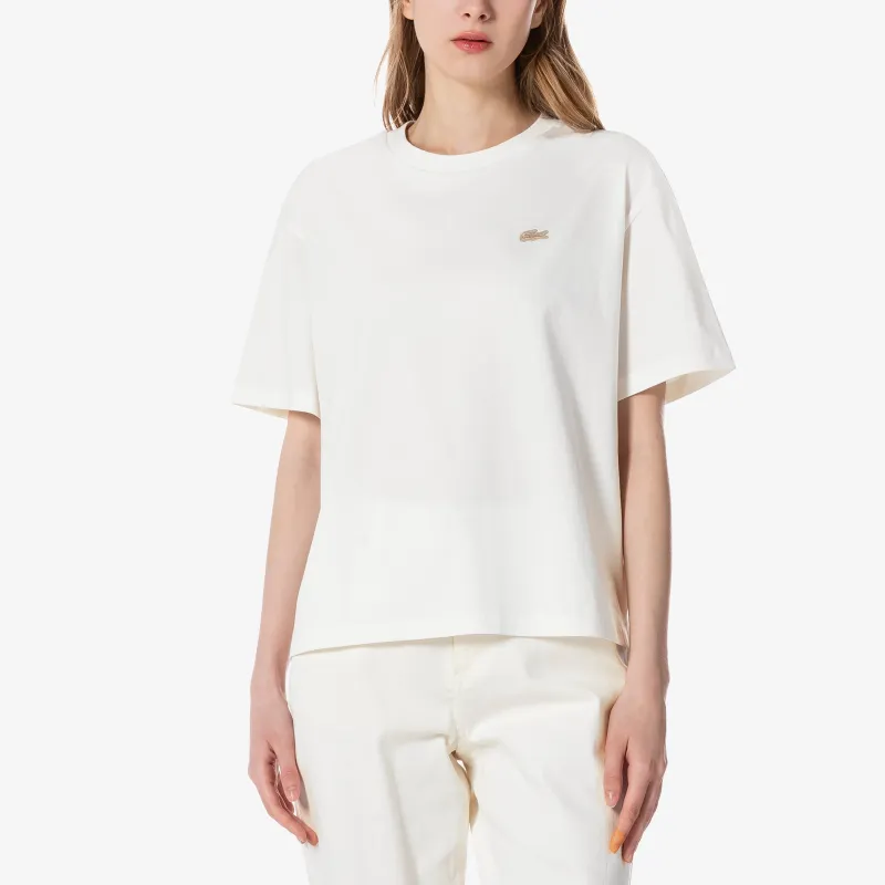 LACOSTE T Shirts Women's White-1