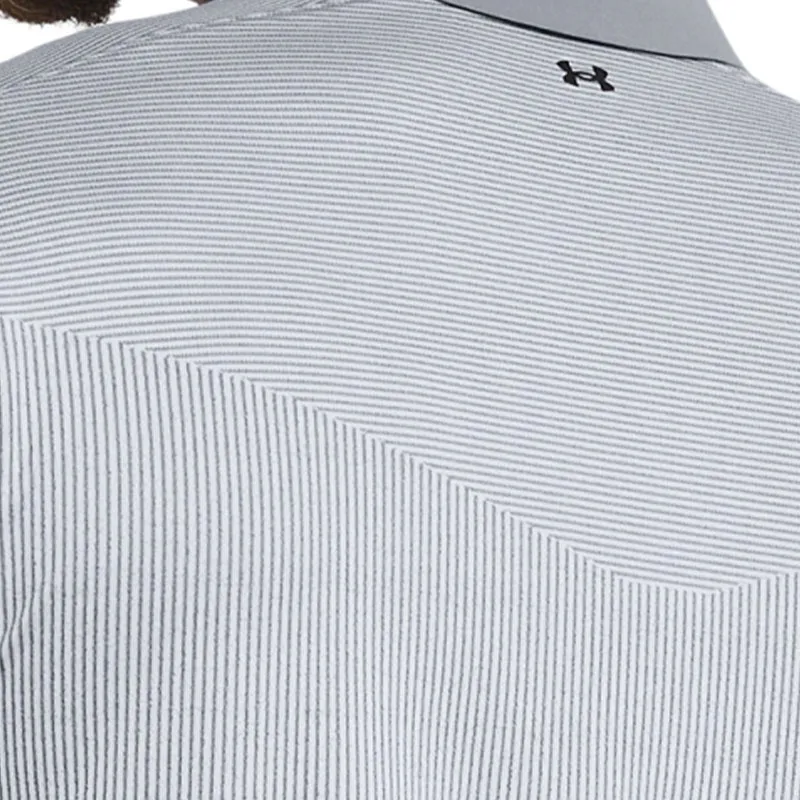 Under Armour Tour Tips Polo Shirt Men's Steel-6