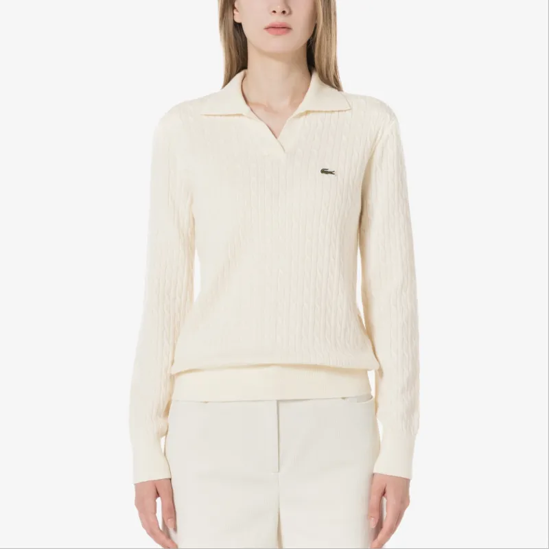 LACOSTE Sweaters Women's Beige-2