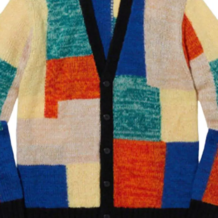 Supreme Patchwork Mohair Cardigan-1