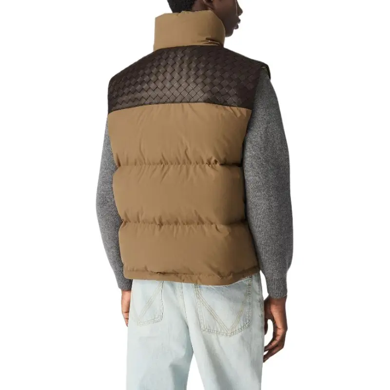 Bottega Veneta Frosted Poplin Puffer Gilet-1