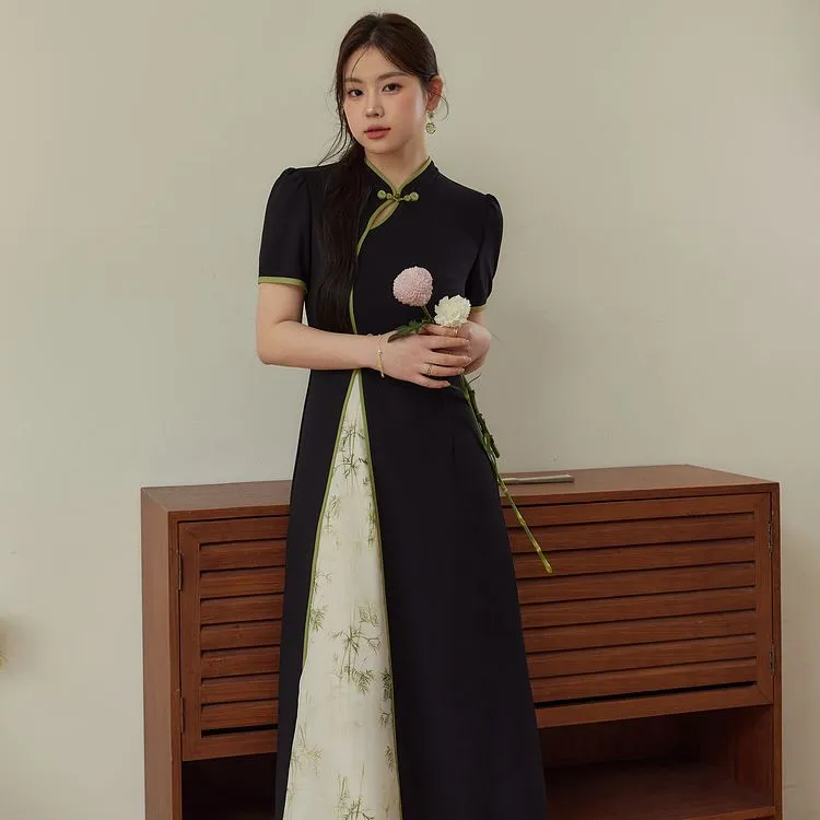 SONDR Cheongsams Women's Black-2