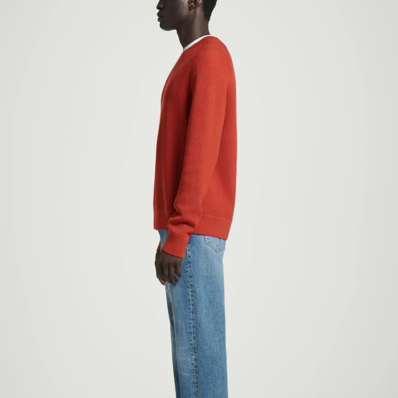 COS Sweaters Men Crimson-3