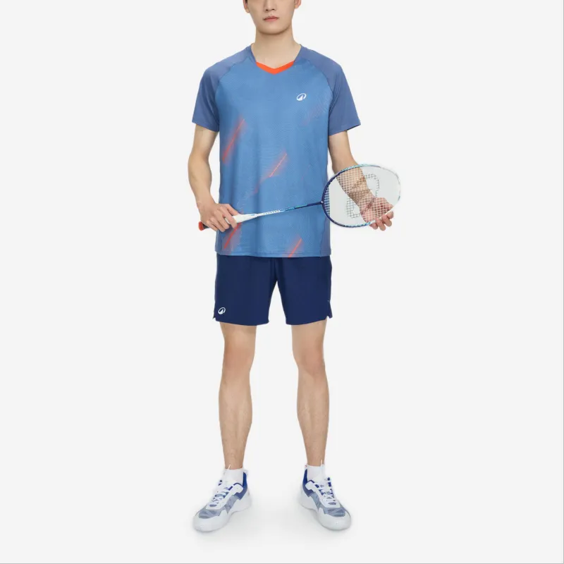 DECATHLON Lightweight Collection 560 Badminton Clothing Men's Blue Brick-3