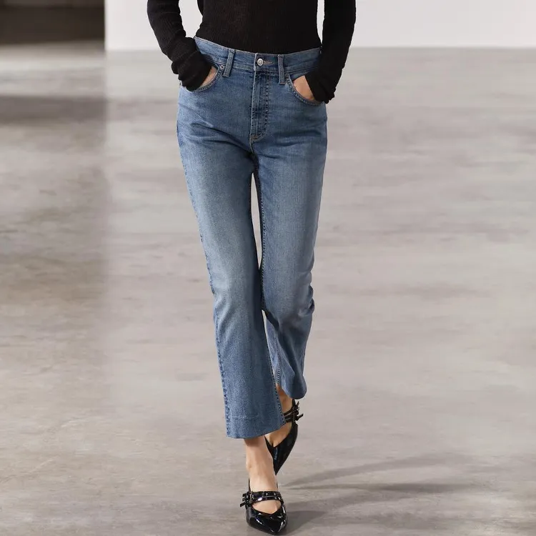 ZARA Jeans Women's Light Blue-2