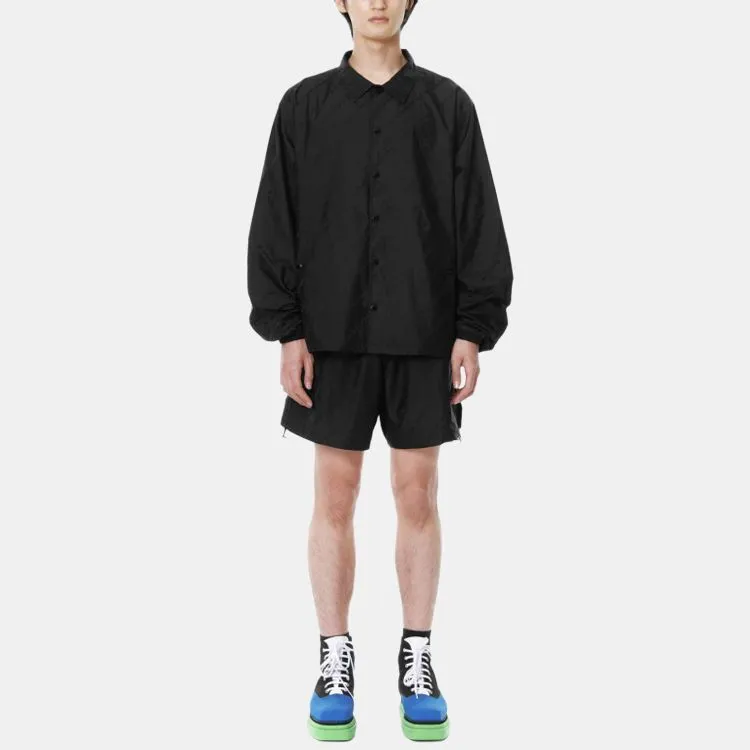WE11DONE Casual Shorts Unisex Black-1