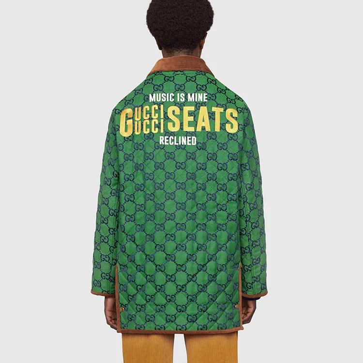 GUCCI Jackets Coats Men's Green-3